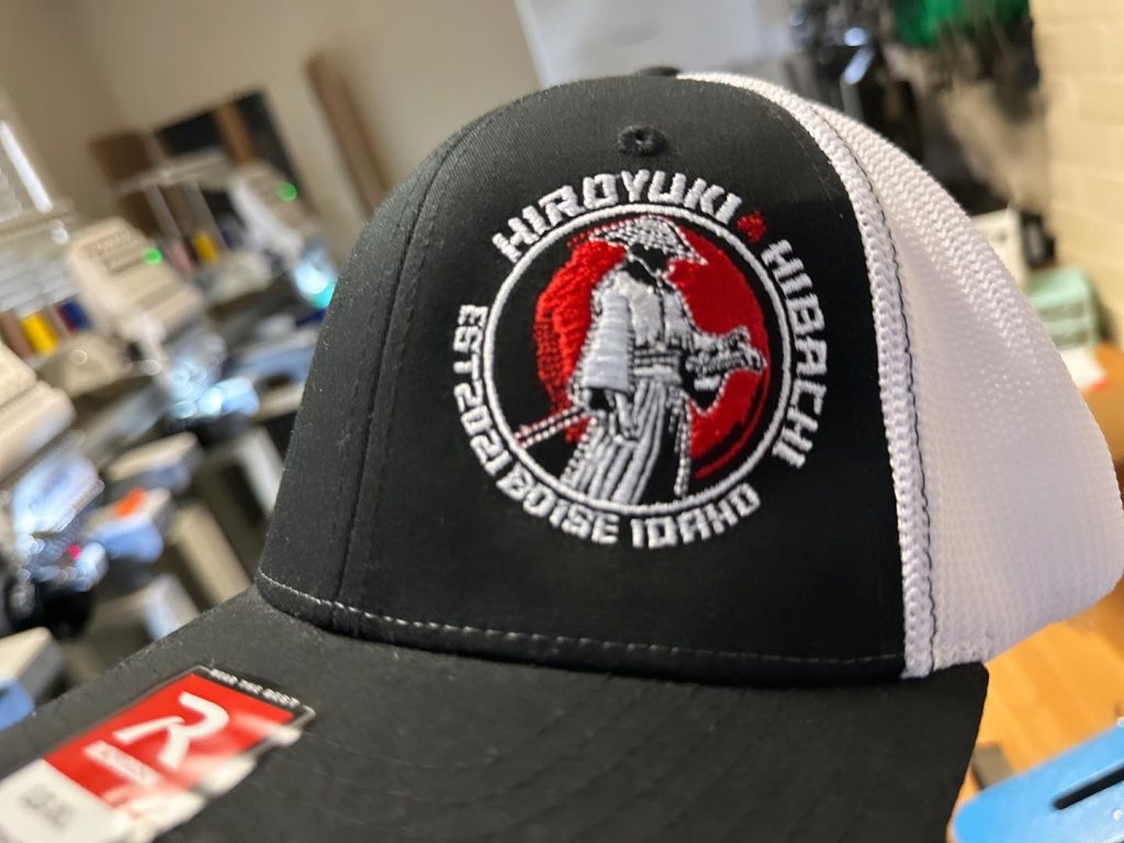 Custom Embroidered Hats in Nampa Custom embroidered hat for local restaurant in Nampa