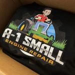 Custom graphic tee printed fast with DTG at The Print Plug in Nampa