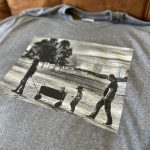 Personalized t-shirt with photo made at The Print Plug custom t-shirt shop in Nampa